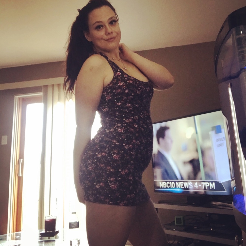 Floral mini dress